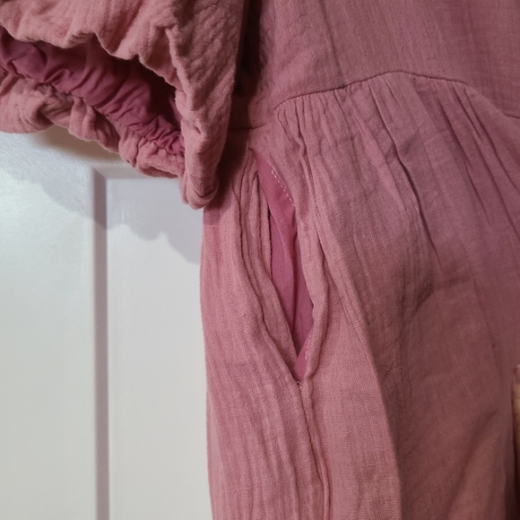 Mikarose Pink Dress w. Puffed sleeves NWOT - Picture 6 of 13